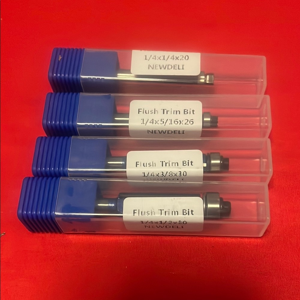 Blue Flush Trim Bit Set